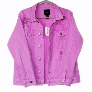 Hot Pink Denim Jacket✨